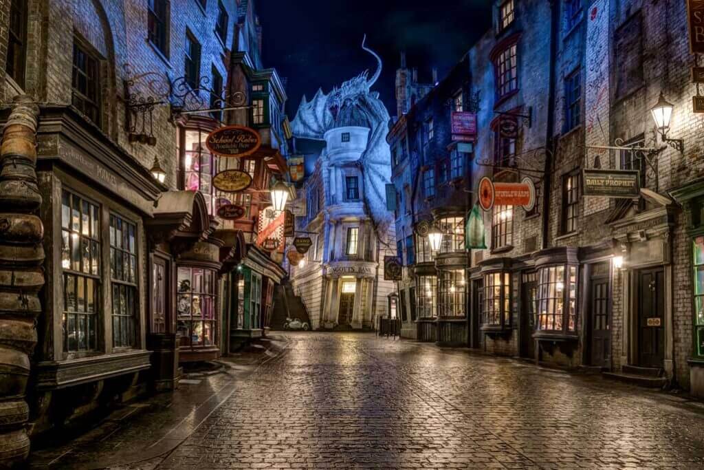 Diagon Alley, Harry Potter and the wizarding World Universal Orlando Resort, Orlando in Florida, Theme parks