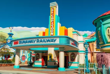 Réouverture de Toontown au parc Disneyland à Disneyland Californie et attraction Mickey&Minnie runaway railway, proche de Los Angeles