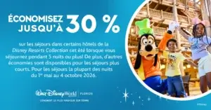 Offres sur les hotels Disney du Walt Disney World Resort en Floride